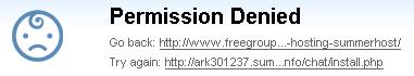PermissionDenied